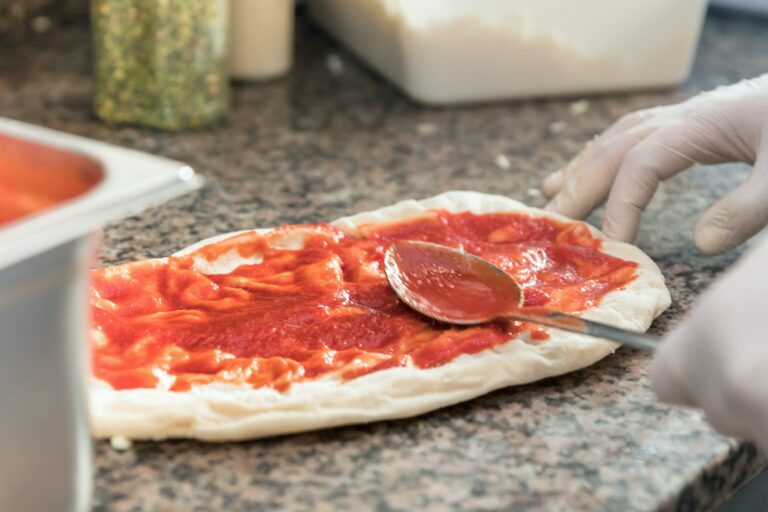 Pizza preparation